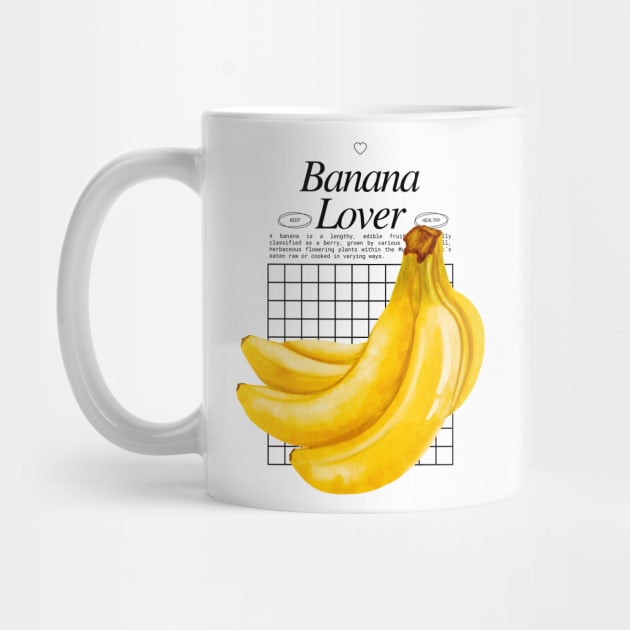 Banana Lover - Fruitarian Vegan Power by Millusti